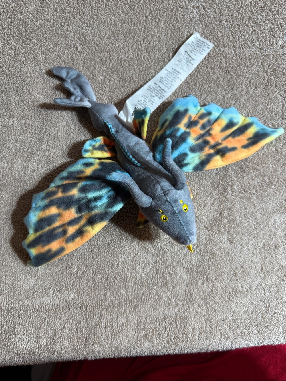 Disney Avatar Way of the Water Ilu Blue and Orange Patterned Wings